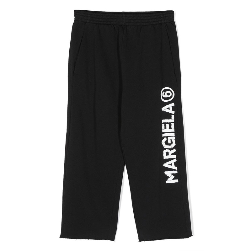 Logo Print Track Pants|Black|4 Years|6 Years|8 Years|10 Years|12 Years