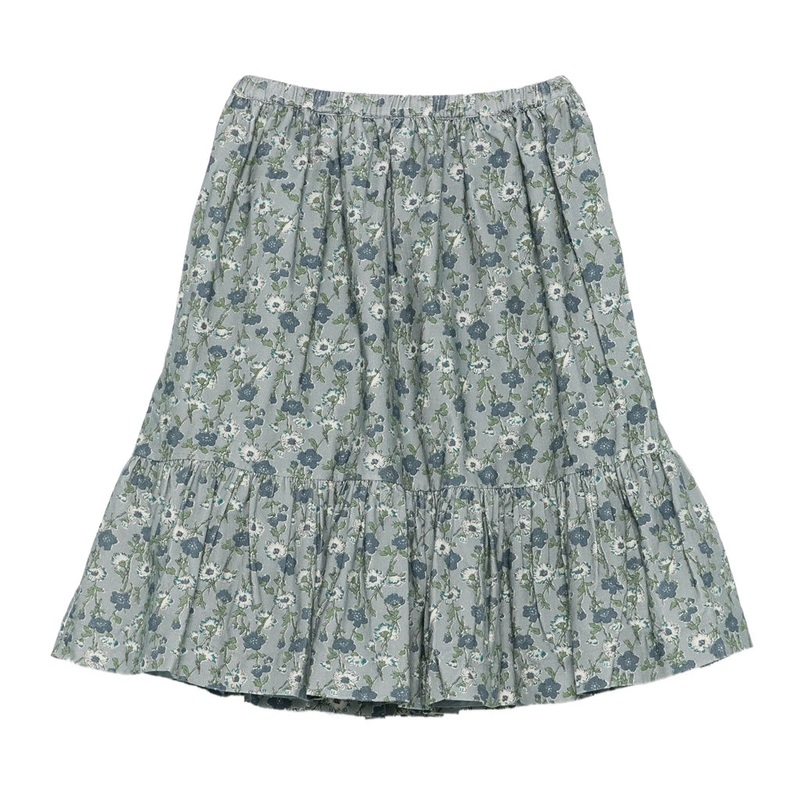 Bonpoint Daisy Skirt|Blue|6 Years|8 Years|10 Years|12 Years|14 Years