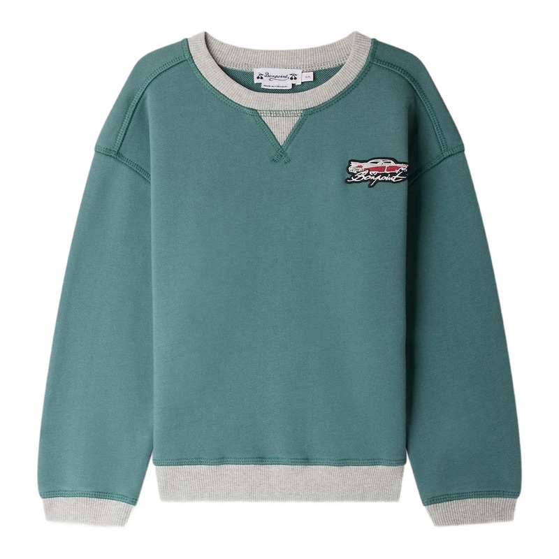 Bonpoint Erol Sweatshirt|Blue|4 Years|6 Years|8 Years|10 Years|12 Years|14 Years