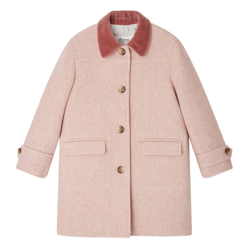 Bonpoint Jaida Coat|Pink|4 Years|6 Years|8 Years|10 Years|12 Years|14 Years
