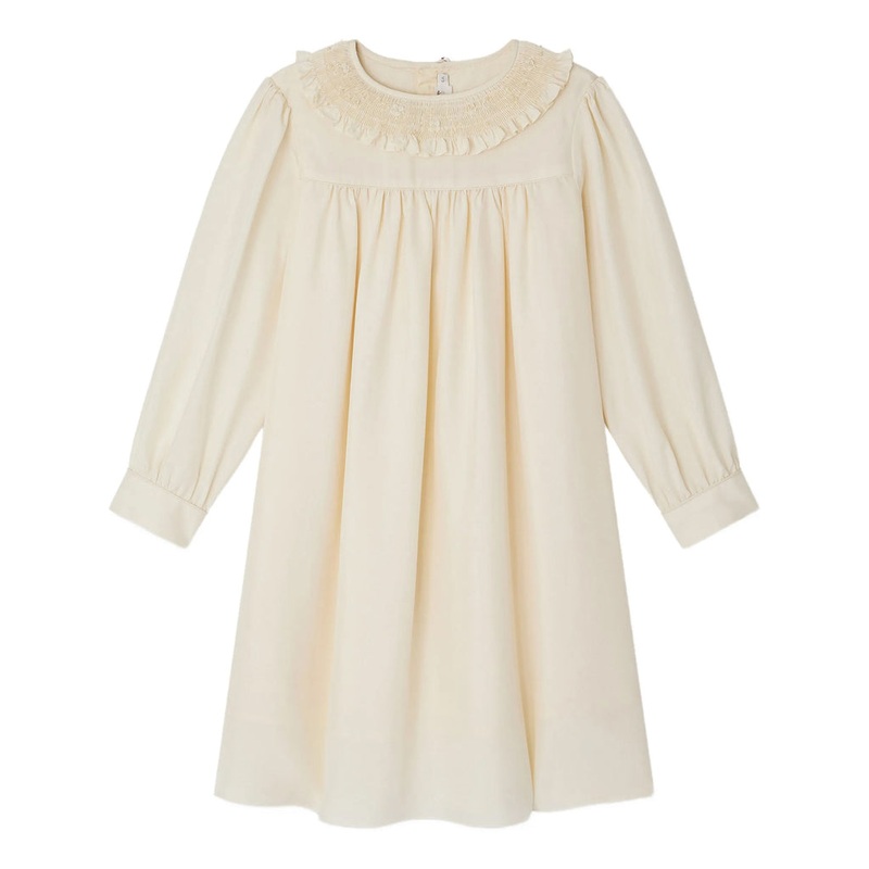 Bonpoint Janine Dress|Ivory|6 Years|8 Years|10 Years|12 Years