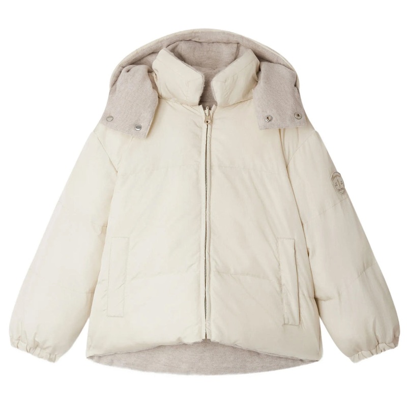 Bonpoint Jolie Puffer Jacket|Ivory|4 Years|6 Years|8 Years|10 Years|12 Years|14 Years