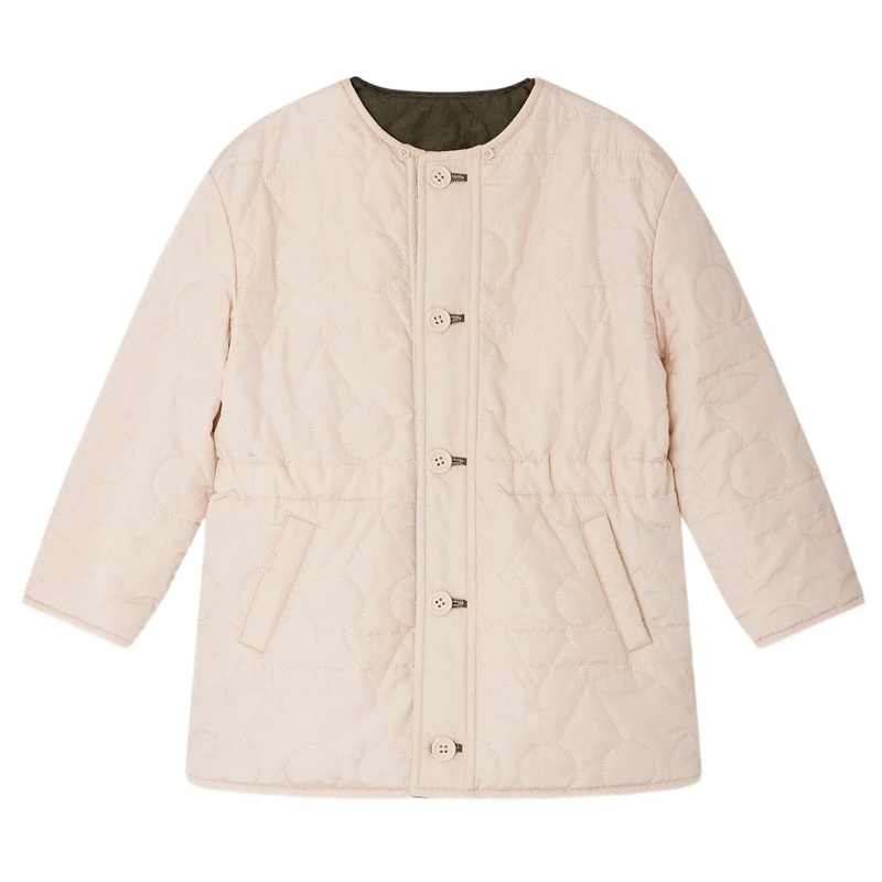 Bonpoint Quilted Long Parka|Khaki|4 Years|6 Years|8 Years|10 Years|12 Years|14 Years