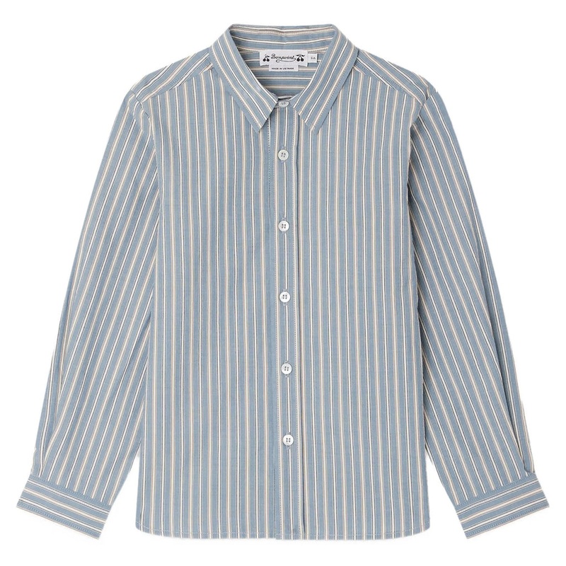 Bonpoint Tangui Shirt|Light Blue|4 Years|6 Years|8 Years|10 Years|12 Years|14 Years