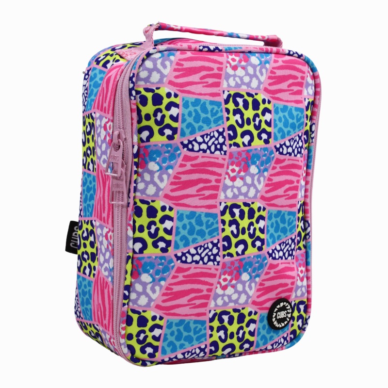 Cubs Leopard Patches Big & Basic Lunch Bag