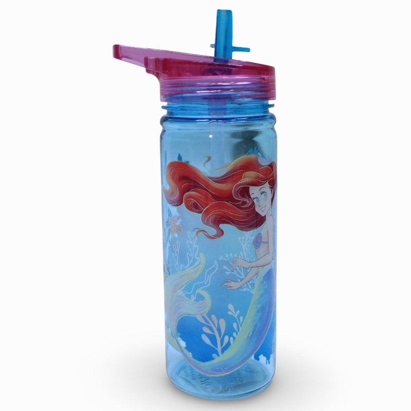 Little Mermaid Kids Straw Bottle with Handle  580 ml