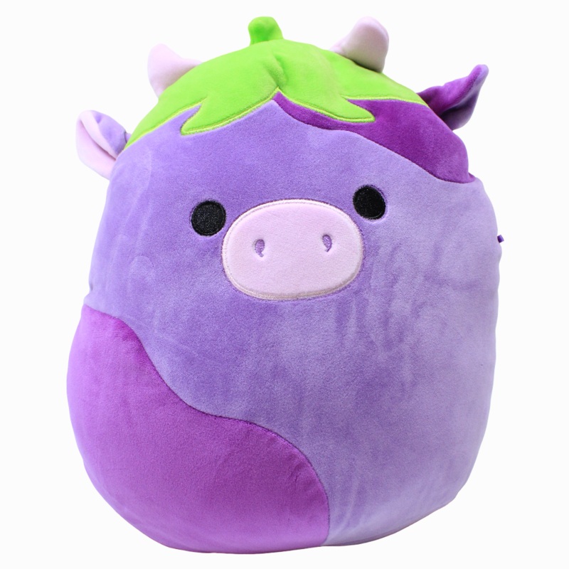 Squishmallows 12-Inch Fusion Squad  Eggplant Cow Frederick