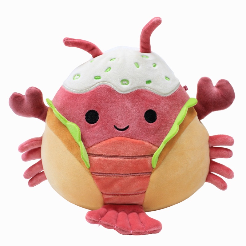 Squishmallows 7.5-Inch Fusion Squad  Lobster on Roll Lorono