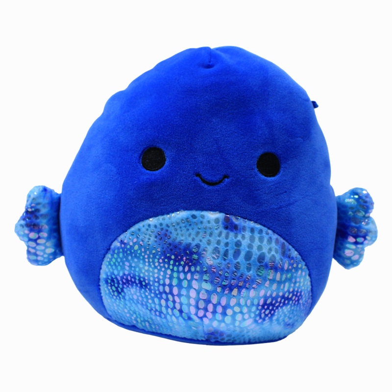 Squishmallows 7.5-Inch Sealife Squad  Blue Betta Fish Kobester