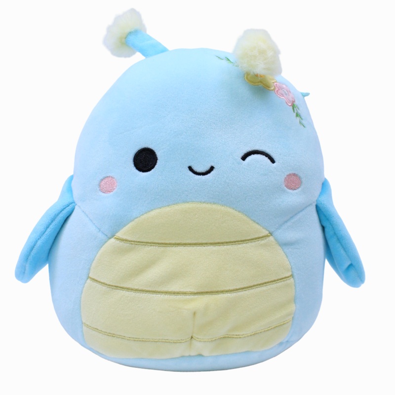 Squishmallows 7.5-Inch Style Squad  Turquoise Grasshopper Giles