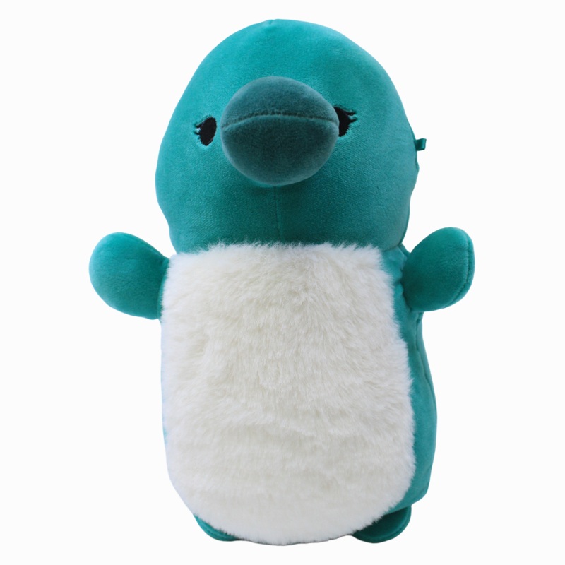Squishmallows HugMees 10 Inch  Green Platypus with Fuzzy Belly Selassi