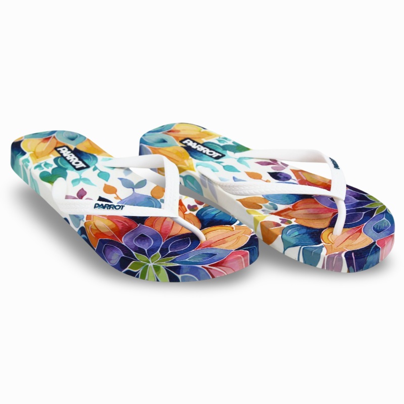 Girls Slippers  Multicolored|Blue*White|37|38|39|40|41