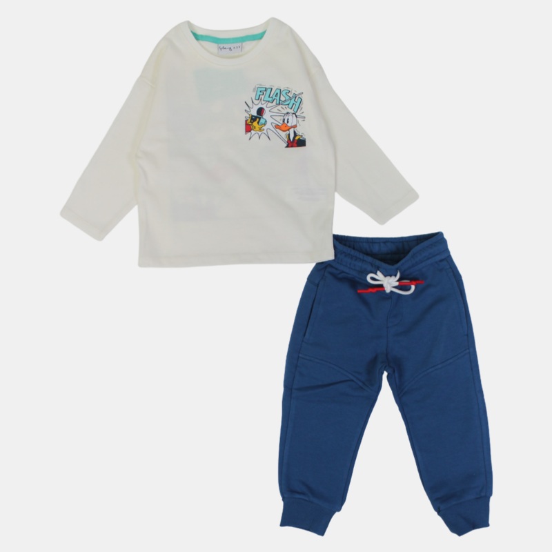 Boys 2-Piece Outfit Set|Offwhite|2-3Y|3-4Y|4-5Y|5-6Y