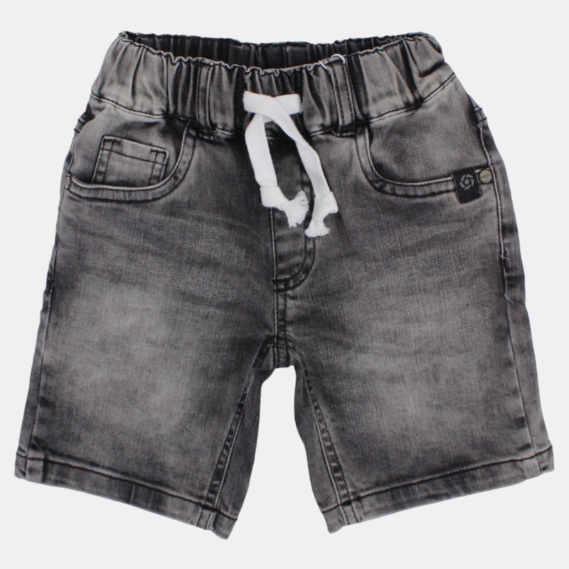 Boys Faded Jean Shorts|L.Jeans|D.Jeans|Black|3-4Y|4-5Y|5-6Y|6-7Y|7-8Y|9-10Y|11-12Y|13-14Y