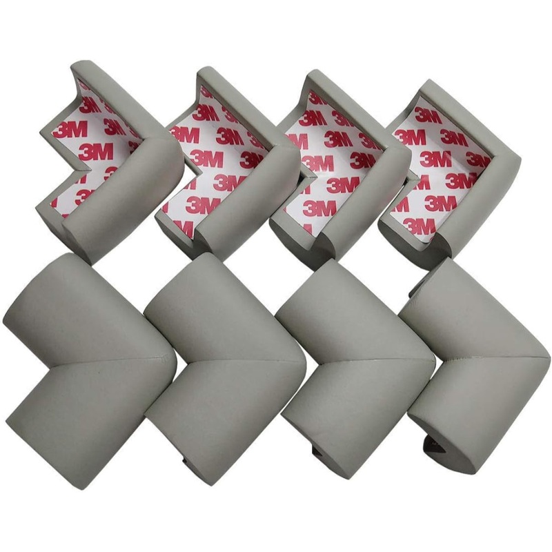 Dreambaby Thick Corner Protectors (Set of 4)  Grey