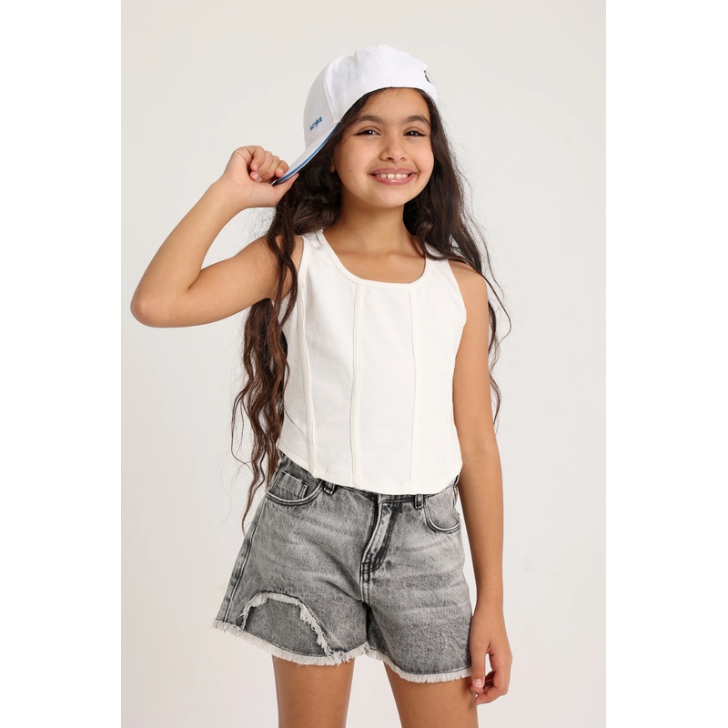 Ripped Denim Shorts|Black|7-8Y|8-9Y|9-10Y|10-11Y|11-12Y|12-13Y