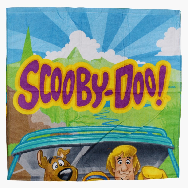 Unisex Beach Towel  Multicolored with Scooby-Doo Print (70140cm)