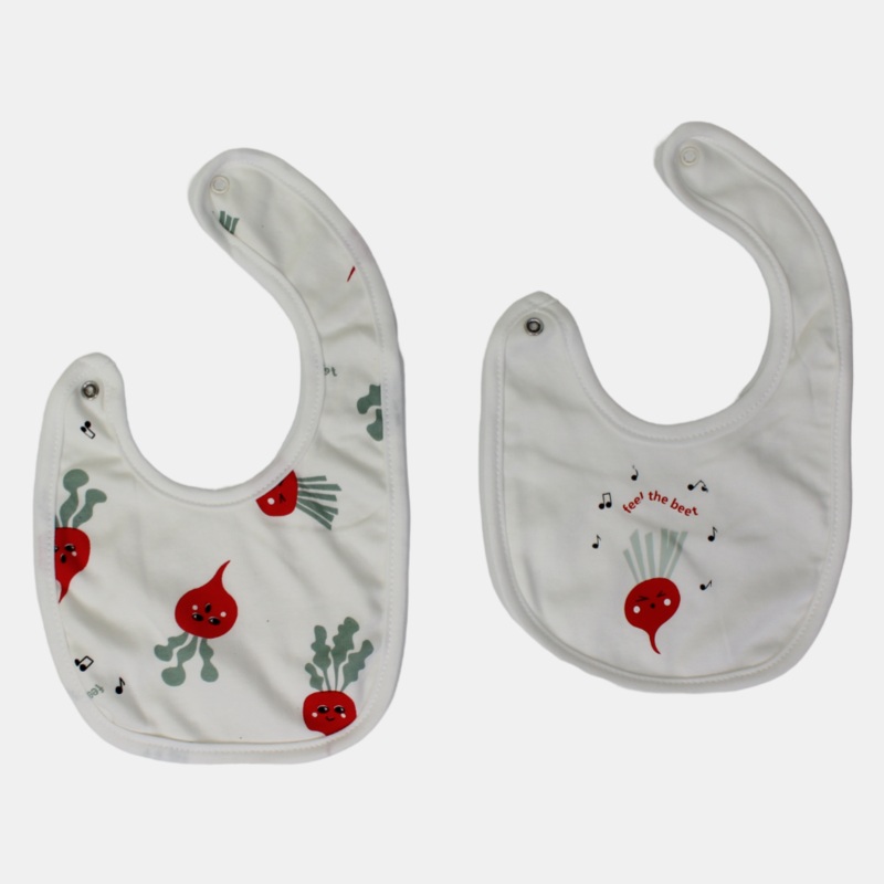 Baby Cotton Bibs - (Pack of 2)