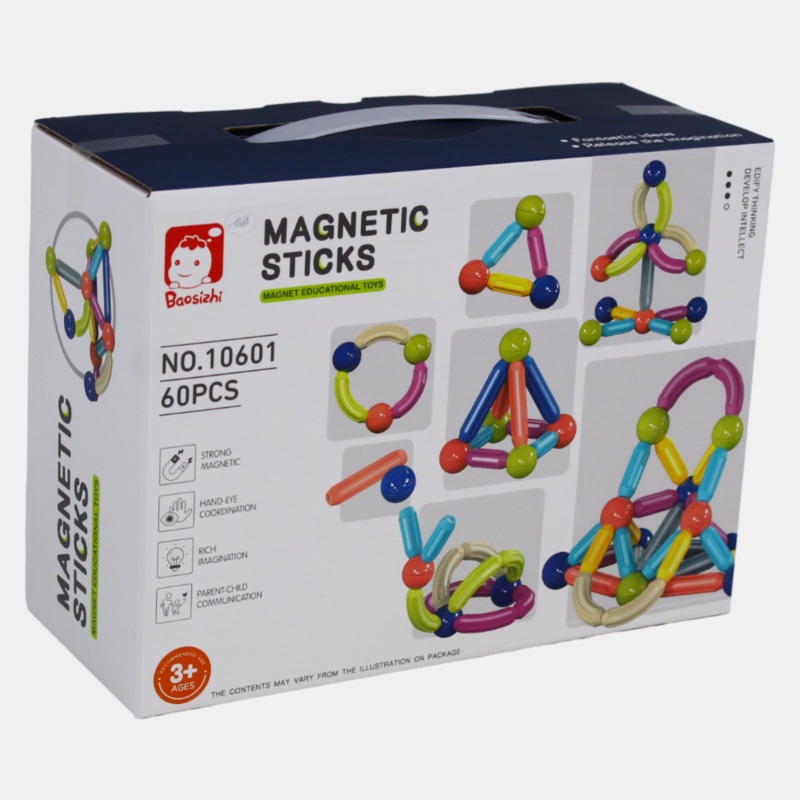 Magnetic Toy Set  60 Pieces