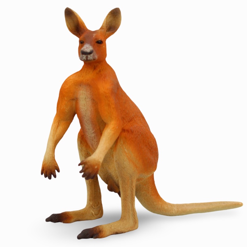 Male Red Kangaroo Figurine