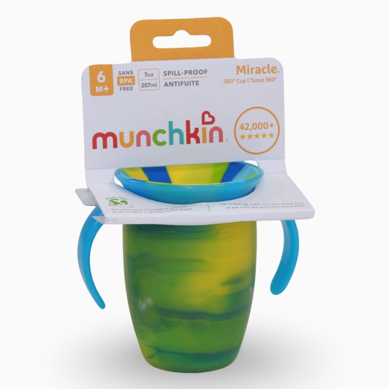 Munchkin Miracle 360 Tropical Swirl Trainer Cup  7oz