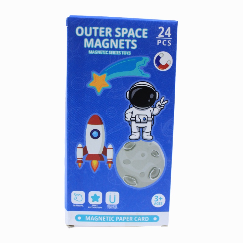 Outer Space Fridge Magnets  24 Pieces