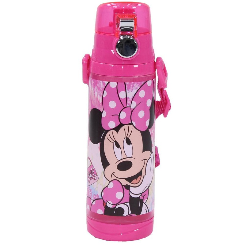 Stor 600ml Square Water Bottle - Minnie Mouse