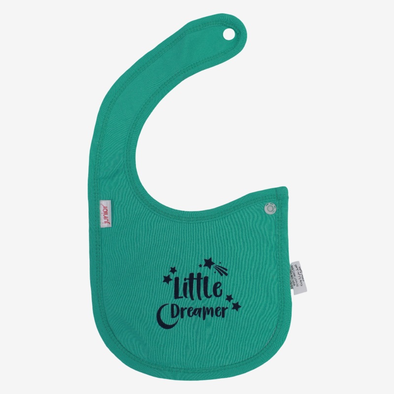 Baby Bib  Turquoise with Little Dreamer Design