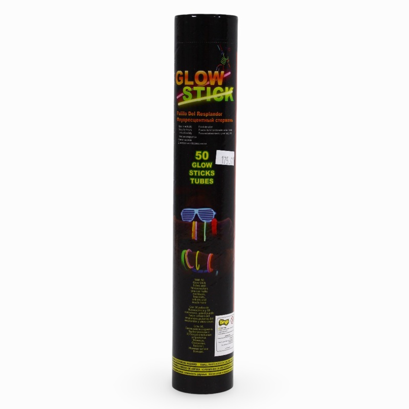 Glow-in-the-Dark Sticks - 50 Pcs