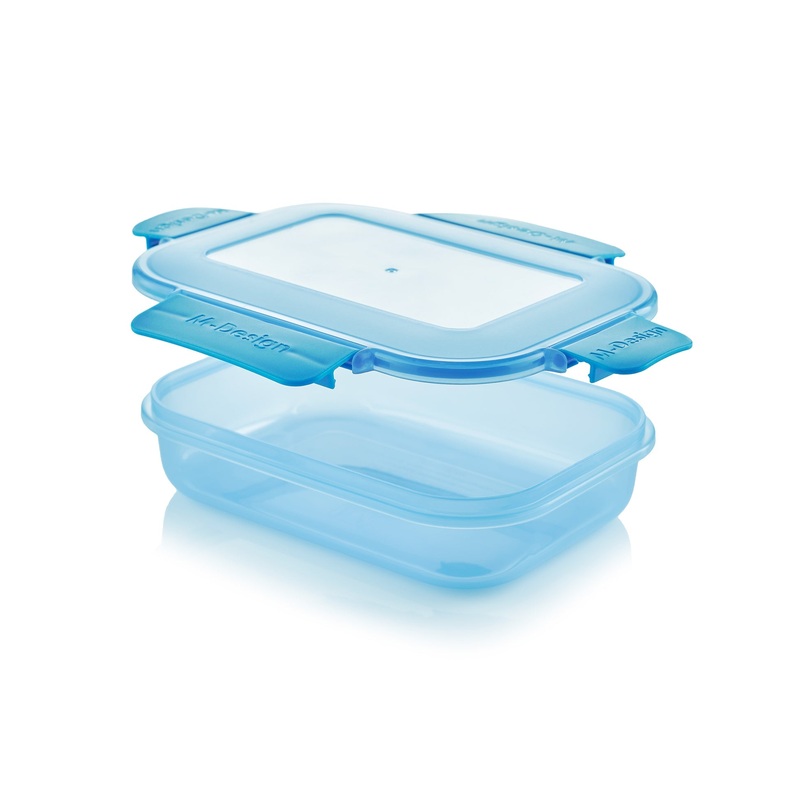 M Design Lunch Box, 600 ml - Blue