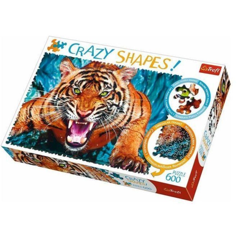Facing A Tiger Puzzle - 600 pcs