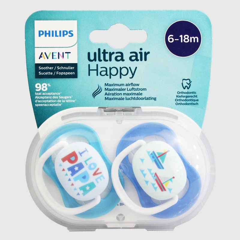 Philips Avent Ultra Air Pacifier - for 6-18m & Orthodontic