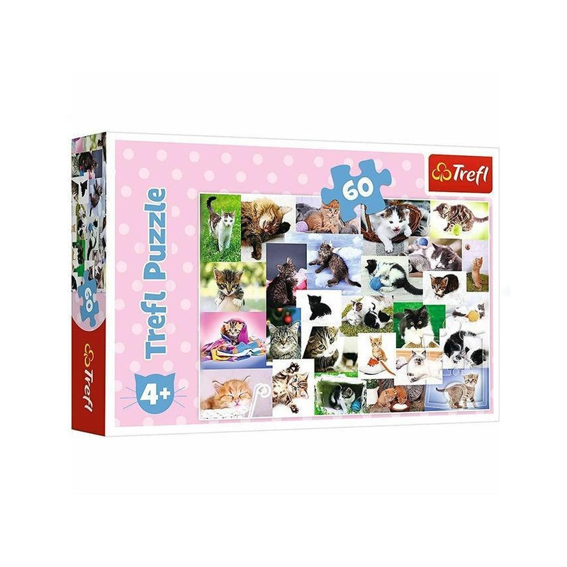Trefl Puzzle Cats world - 60 Pieces