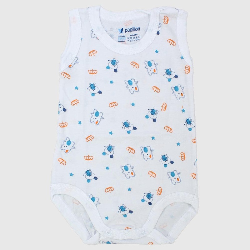 Printed Sleeveless Bodysuit|3-6M|6-9M|9-12M|12-18M|18-24M|24-36M