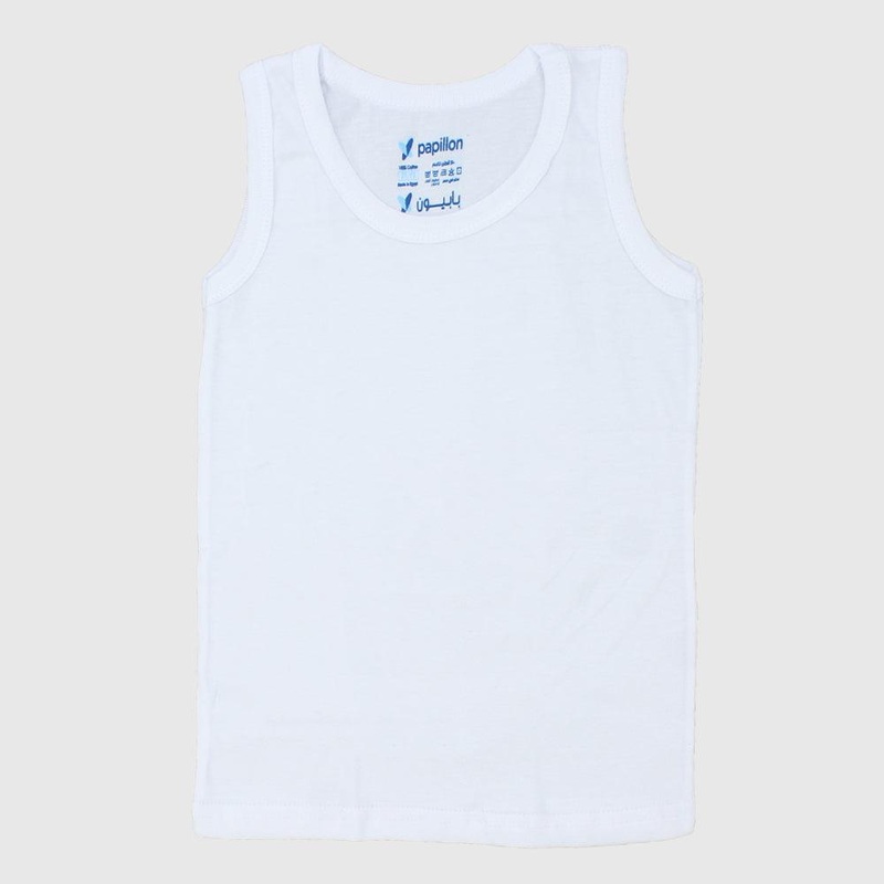 White Sleeveless Undershirt|2-3Y|4-5Y|6-7Y|8-9Y|10-11Y|12-13Y