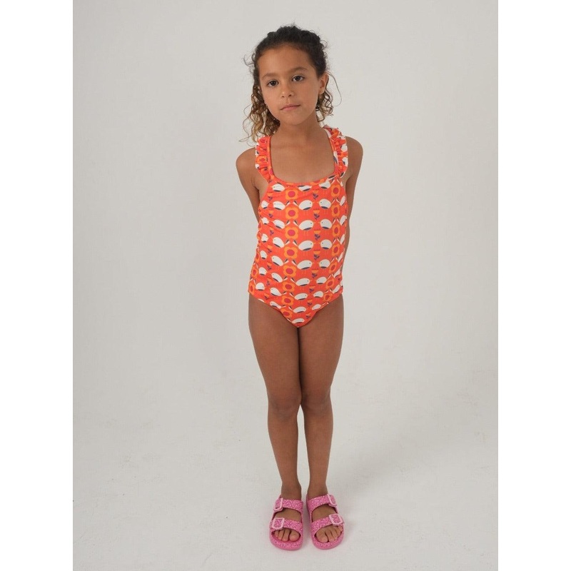 Birdy Orange Swim Suit|2-3Y|4-5Y|6-7Y|8-9Y|10-11Y|12-13Y
