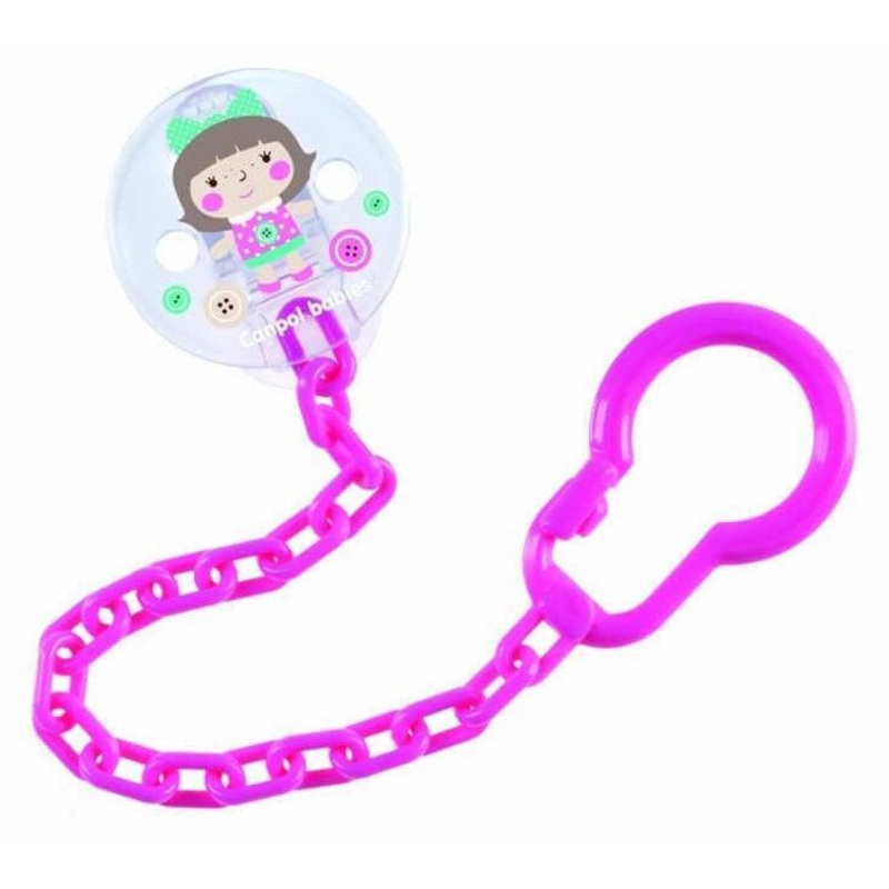 Canpol Babies Dummy Chain|Pink|Green|Blue