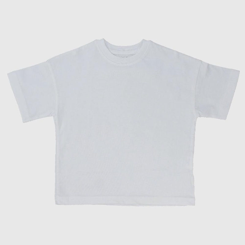 Plain White Short-Sleeved T-Shirt