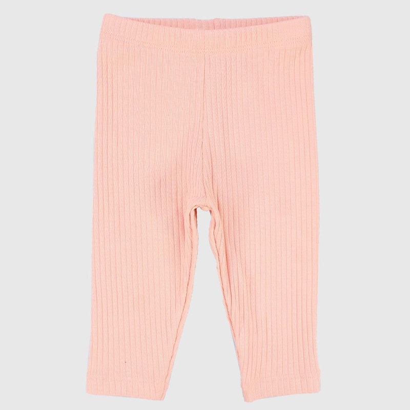 Salmon Ribbed Leggings|3-6M|6-9M|9-12M|12-18M|18-24M