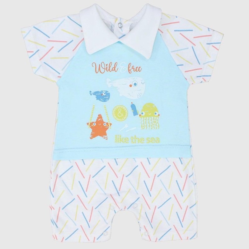 Wild & Free Short-Sleeved Romper