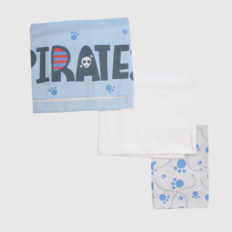 Baby Pirates Bed Sheet Set|Babyblue|0