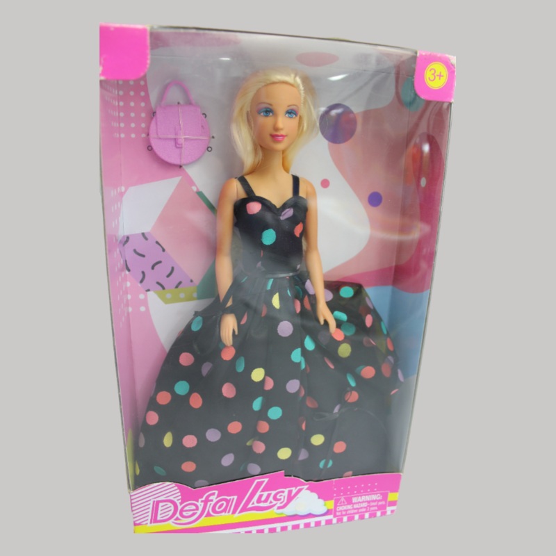 Defa Lucy Doll - Black Polka Dots Dress