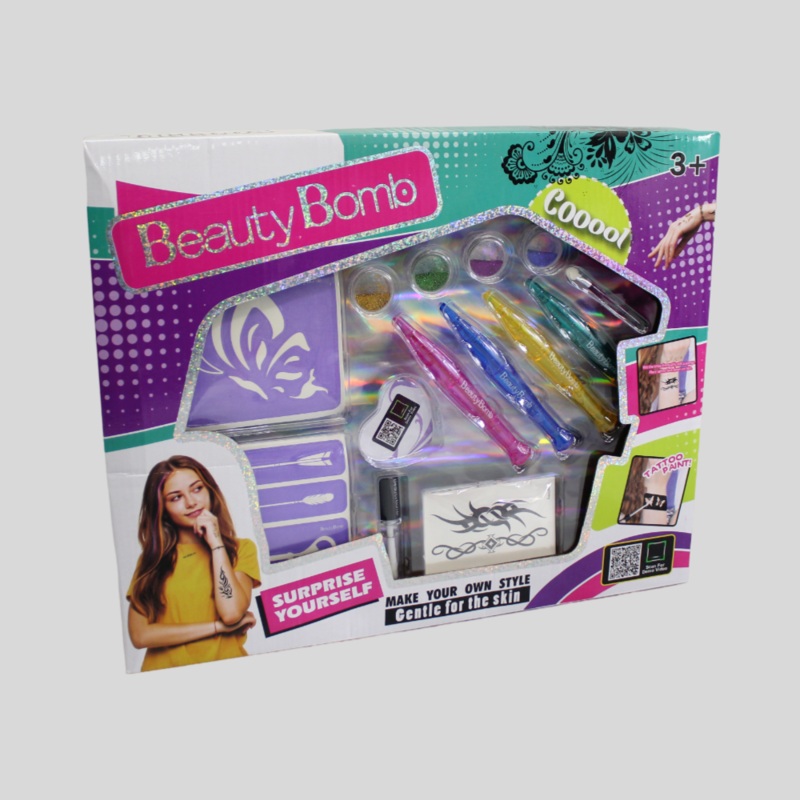 Girls Tattoo Set With Tattoo Pen