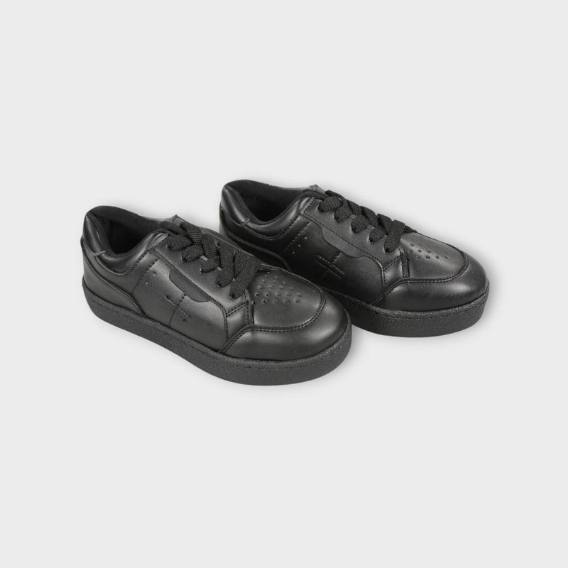 Unisex Black Sneakers|Black|27|28|29|30|31|32|33|34|35|36
