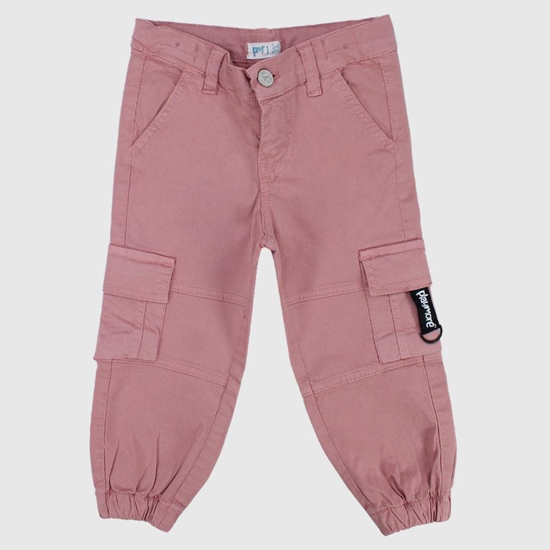Unisex Dustypink Cargo Pants|2-3Y|4-5Y|6-7Y|8-9Y|10-11Y|12-13Y