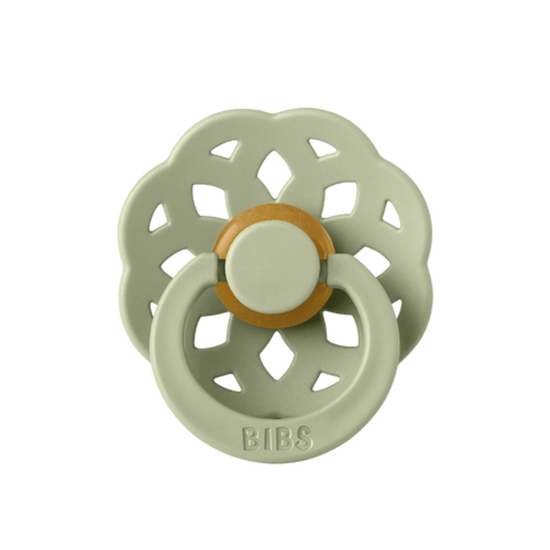 BIBS Boheme Pacifier 1-Pack Latex - Size 2 - Sage