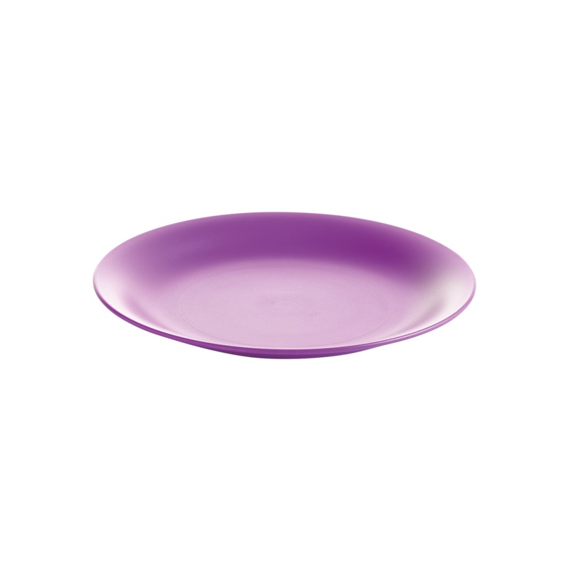 M Design Lifestyle Plastic Serving Platter, 21 cm - Purple