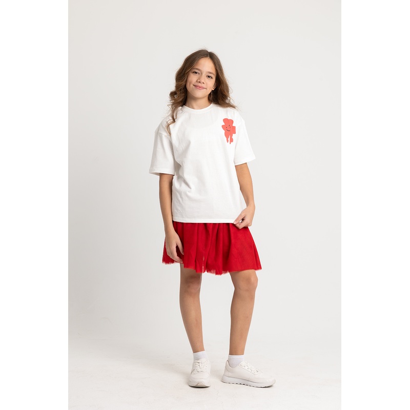 Red Tulle Skirt|Red|4-5Y|6-7Y|8-9Y|12-13Y|10-11Y