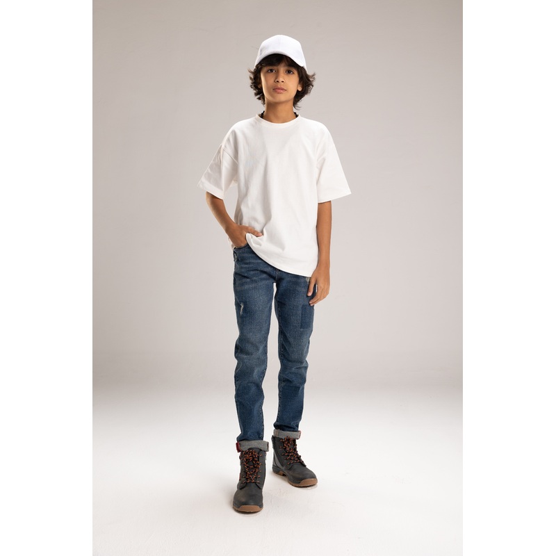 Ripped Slim Jeans|D.Jeans|12-13Y