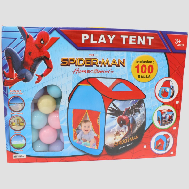 Spiderman Boys' Play Tent with 100 Balls  Fun & Interactive Playtime!